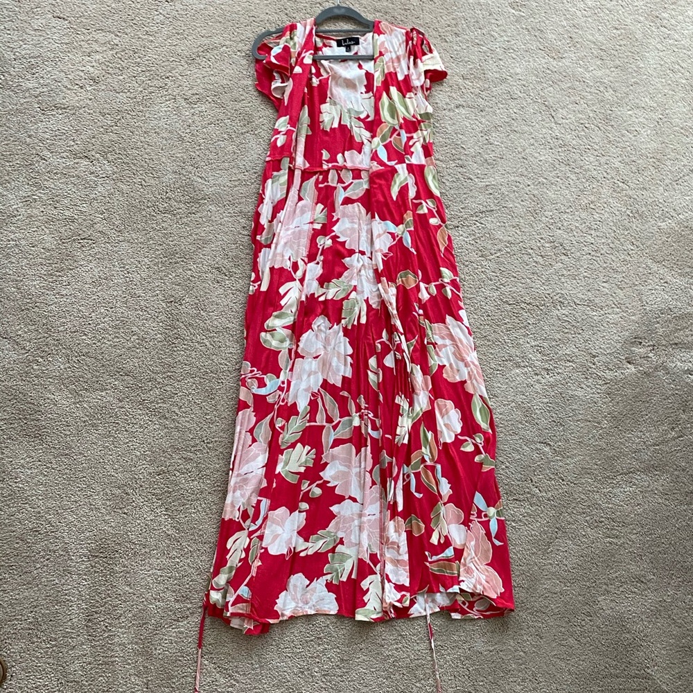 Lulu’s Heart of Marigold Floral Maxi Dress